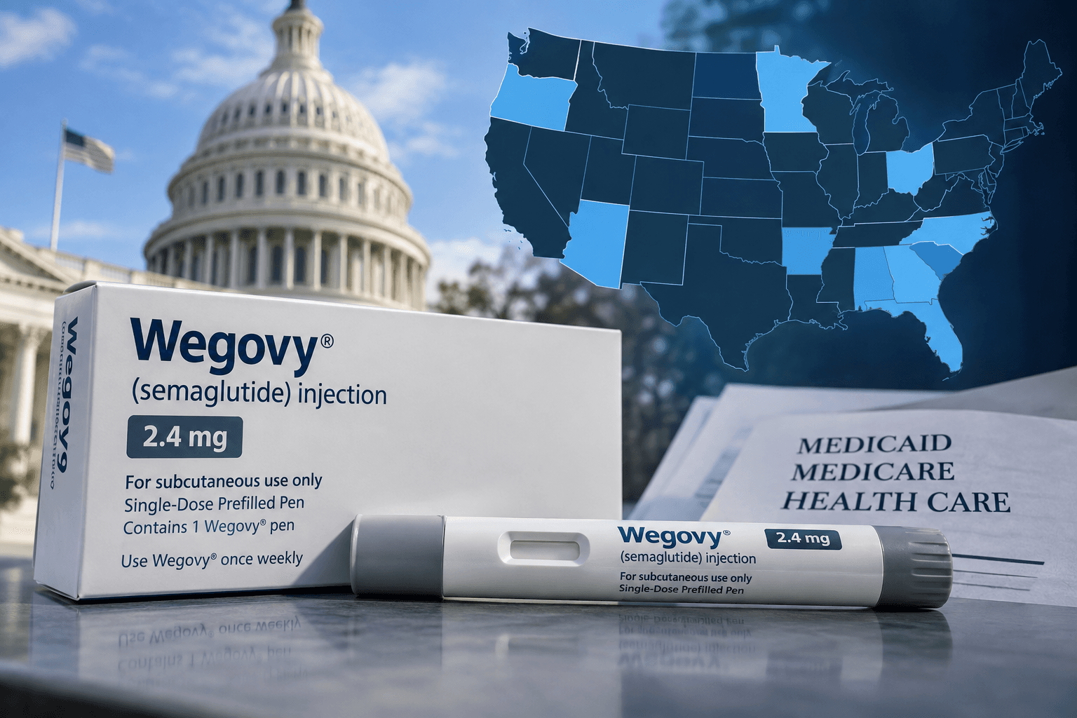 States Take Lead in Covering Weight Loss Drugs as Federal Government Holds Back